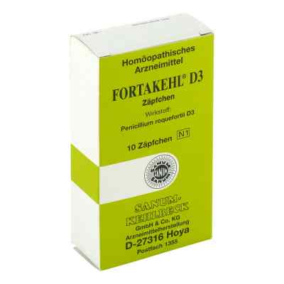 Fortakehl D3 Suppositorien 10 stk von SANUM-KEHLBECK GmbH & Co. KG PZN 04456984