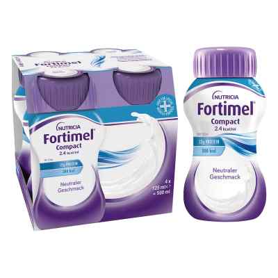 Fortimel Compact 2.4 Neutral 4X125 ml von Danone Deutschland GmbH PZN 10962616