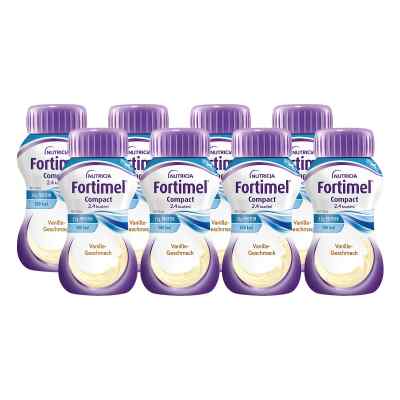 Fortimel Compact 2.4 Vanillegeschmack 8X4X125 ml von Danone Deutschland GmbH PZN 10743558