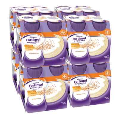 Fortimel Compact Fibre Vanille 8X4X125 ml von Danone Deutschland GmbH PZN 08997062