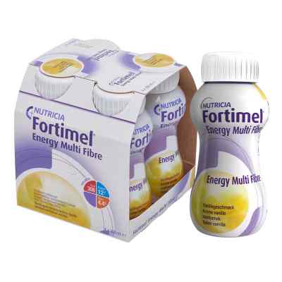 Fortimel Energy Multi Fibre Vanillegeschmack 4X200 ml von Nutricia GmbH PZN 01125241