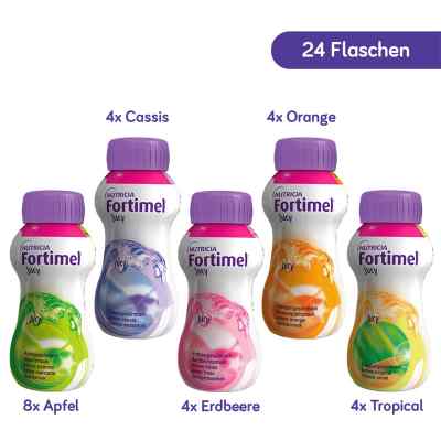 Fortimel Jucy Mischkarton 6X4X200 ml von Danone Deutschland GmbH PZN 01162035