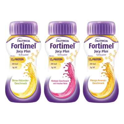 Fortimel Jucy Plus Mischkarton 32X200 ml von Danone Deutschland GmbH PZN 18827303