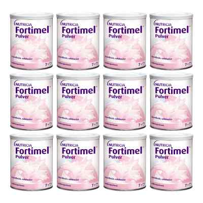 Fortimel Pulver Erdbeere 12X335 g von Danone Deutschland GmbH PZN 09628088