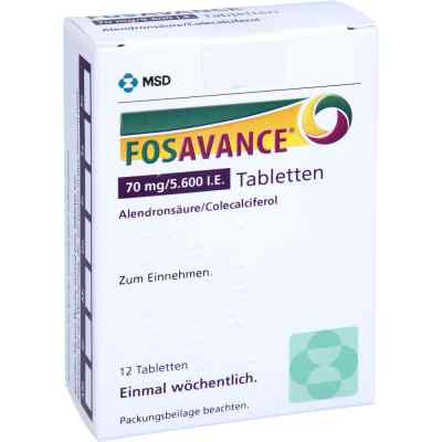 Fosavance 70 mg/5.600 I.e. Tabletten 12 stk von Orifarm GmbH PZN 15241442