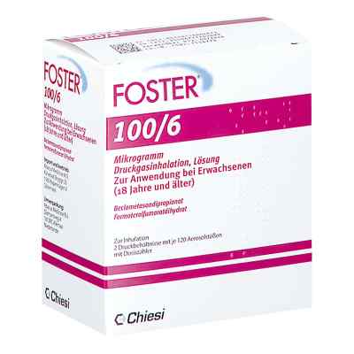 Foster 100/6 [my]g 120 Hub Dosieraerosol 2 stk