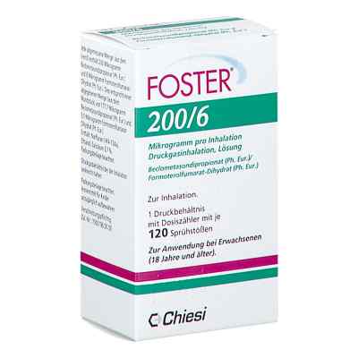 Foster 200/6 Μg 120 Hub Dosieraerosol 1 stk online kaufen