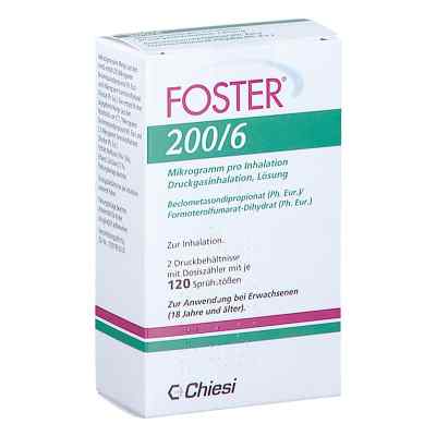 Foster 200/6 Μg 120 Hub Dosieraerosol 2 stk online kaufen