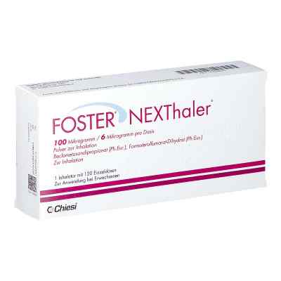 Foster Nexthaler 100/6 [my]g 120 Ed Inhalationspul 1 stk von axicorp Pharma GmbH PZN 11034870