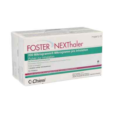 Foster Nexthaler 200/6 [my]g 120 Ed Inhalationspul 2 stk