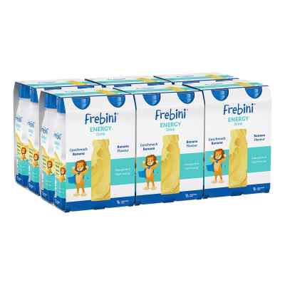 Frebini Energy Trinknahrung Banane für Kinder 6x4x200 ml von Fresenius Kabi Deutschland GmbH PZN 08101768