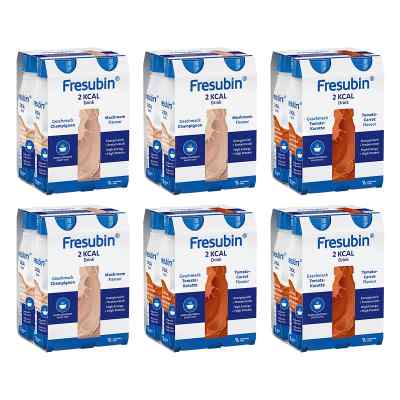 Fresubin 2 kcal Trinknahrung Mischkarton herzhaft 6x4x200 ml von Fresenius Kabi Deutschland GmbH PZN 08101800