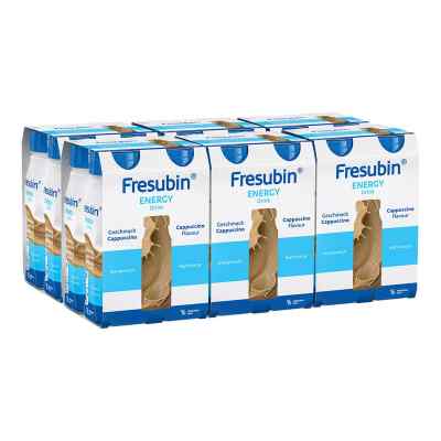 Fresubin Energy Drink Cappuccino Trinkflasche 24x200 ml von Fresenius Kabi Deutschland GmbH PZN 08100322