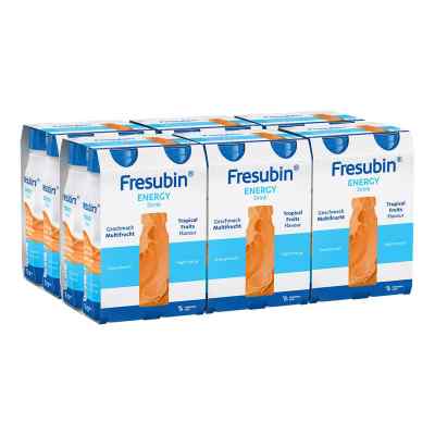 Fresubin Energy Drink Multifrucht Trinkflasche 24x200 ml von Fresenius Kabi Deutschland GmbH PZN 08101697
