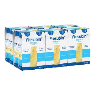 Fresubin Energy Drink Vanille Trinkflasche 6X4X200 ml von Fresenius Kabi Deutschland GmbH PZN 03692694