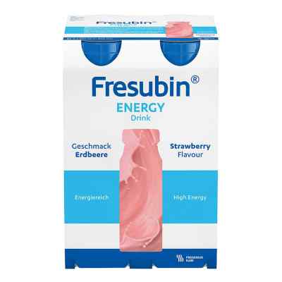 Fresubin Energy Trinknahrung Erdbeere | Astronautennahrung 4X200 ml von Fresenius Kabi Deutschland GmbH PZN 03692470