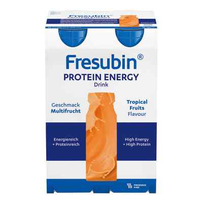 Fresubin Protein Energy Drink Multifrucht 4X200 ml von Fresenius Kabi Deutschland GmbH PZN 06698792