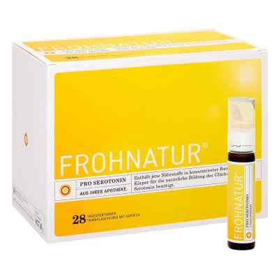 Frohnatur Pro Serotonin Trinkfläschchen mit Kapseln