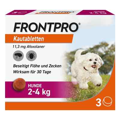 FRONTPRO Kautabletten Hund 2-4 kg