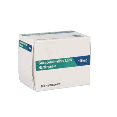Gabapentin Micro Labs 100 mg Hartkapseln 100 stk von Micro Labs GmbH PZN 10517075
