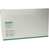 Gazin Kompressen 7,5x7,5cm 12fach steril 20X5 stk von Lohmann & Rauscher GmbH & Co.KG PZN 08788915