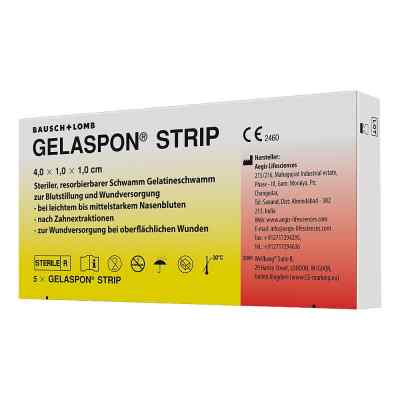 Gelaspon Strip 4x1x1 cm Streifen 5 stk von Dr. Gerhard Mann PZN 00116211