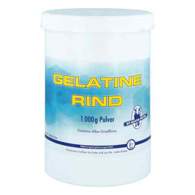 Gelatine Rind Pulver Beutel 1000 g von Pharma Peter GmbH PZN 06197771