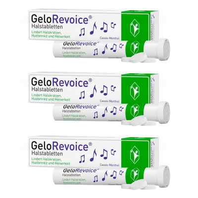 GeloRevoice Halstabletten Cassis Menthol Lutschtabletten