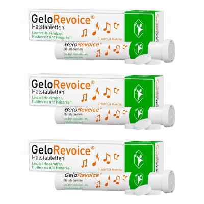 GeloRevoice Halstabletten Grapefruit-Menthol Lutschtabletten