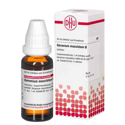 Geranium Maculatum Urtinktur 20 ml von DHU-Arzneimittel GmbH & Co. KG PZN 02614479