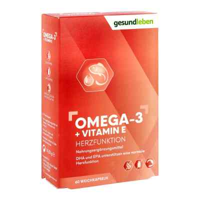 Gesund Leben Omega-3 1.000 mg Kapseln+vitamin E 60 stk von Alliance Healthcare Deutschland  PZN 10518146