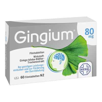 Gingium 80 mg Filmtabletten 60 stk von Hexal AG PZN 14171142