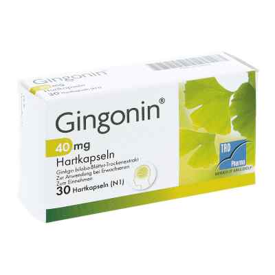 Gingonin 40 mg Hartkapseln 30 stk von TAD Pharma GmbH PZN 12724803