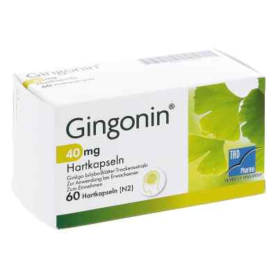 Gingonin 40 mg Hartkapseln 60 stk von TAD Pharma GmbH PZN 12724832