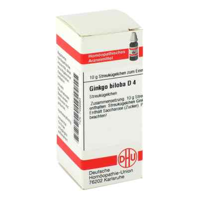Ginkgo Biloba D4 Globuli 10 g von DHU-Arzneimittel GmbH & Co. KG PZN 07456884
