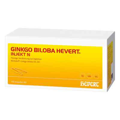 Ginkgo Biloba Hevert injekt N Ampullen 100X2 ml von Hevert-Arzneimittel GmbH & Co. KG PZN 18092876