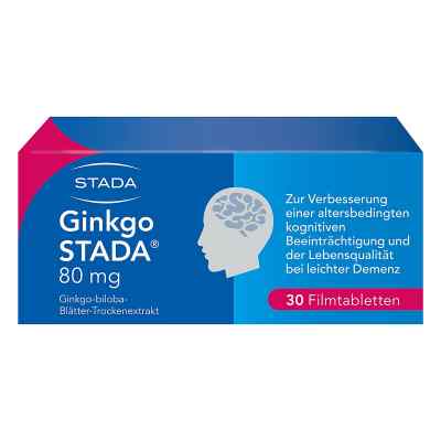 Ginkgo Biloba STADA 80MG FTA bei Gedächtnis- und Konzentrationss 30 stk von STADA Consumer Health Deutschlan PZN 11538843
