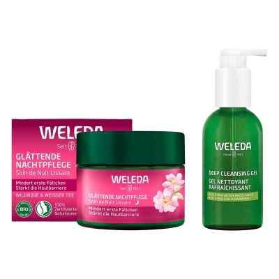 Glättende Nachtpflege Wildrose & Deep Cleansing Gel