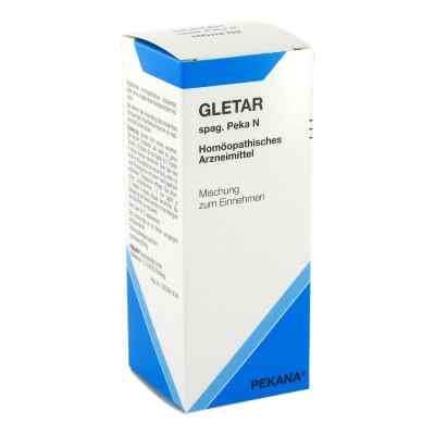 Gletar spag. Peka N Tropfen 100 ml von PEKANA Naturheilmittel GmbH PZN 03796301