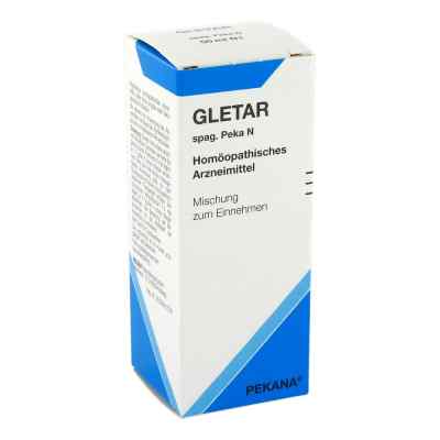 Gletar spag. Peka N Tropfen 50 ml von PEKANA Naturheilmittel GmbH PZN 03796293