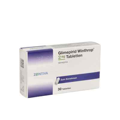 Glimepirid Winthrop 2mg 30 stk von Zentiva Pharma GmbH PZN 00379554