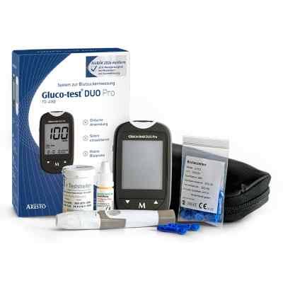 Gluco Test Duo Pro Set Blutzuckermessgerät mg/dl