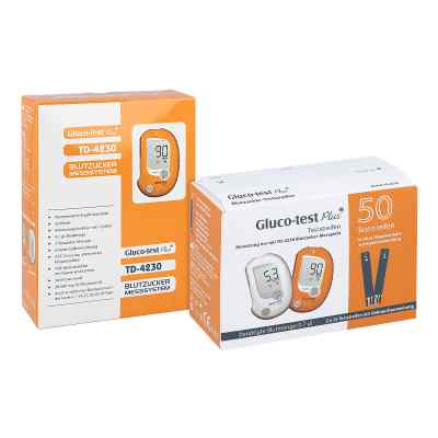 Gluco Test Plus Blutzuckerteststreifen + Gluco Test Plus 10 Set 