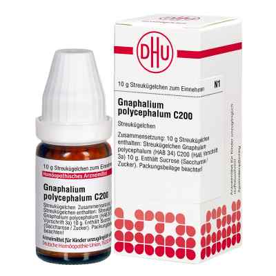 Gnaphalium Polyceph. C200 Globuli 10 g von DHU-Arzneimittel GmbH & Co. KG PZN 07595686
