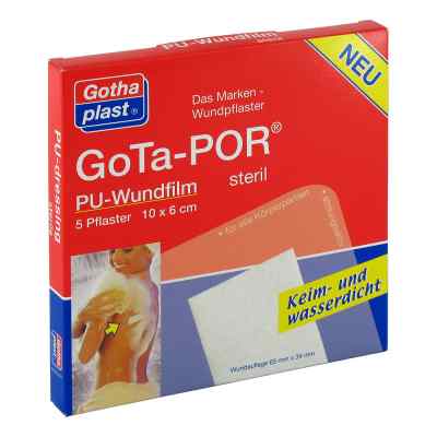 Gota-por Pu Wundfilm 10x6 cm steril Pflaster