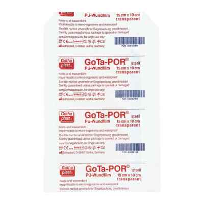 Gota-por Pu Wundfilm 15x10 cm steril Pflaster