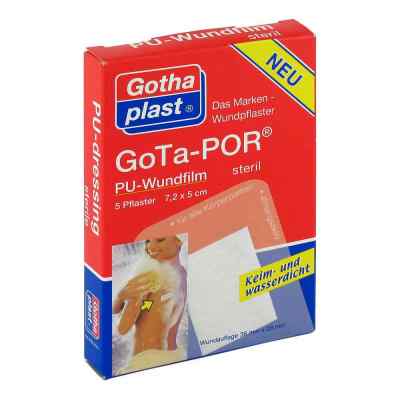 Gota-por Pu Wundfilm 7,2x5 cm steril Pflaster