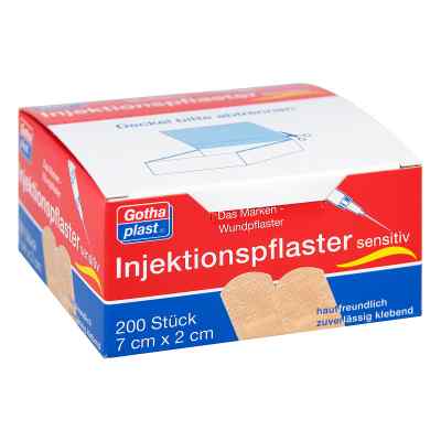 Gothaplast Injektionspfl.sensitiv 2x7 cm 200 stk von Gothaplast GmbH PZN 00820950