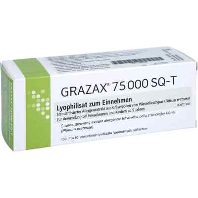 Grazax 75.000 Sq-t Lyo-tabletten 100 stk von EurimPharm Arzneimittel GmbH PZN 10833184
