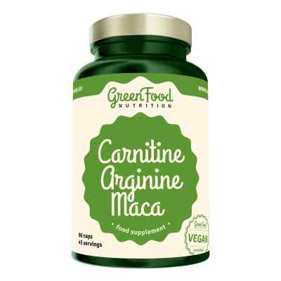 GreenFood Nutrition Carnitin + Arginin + Maca Kapseln